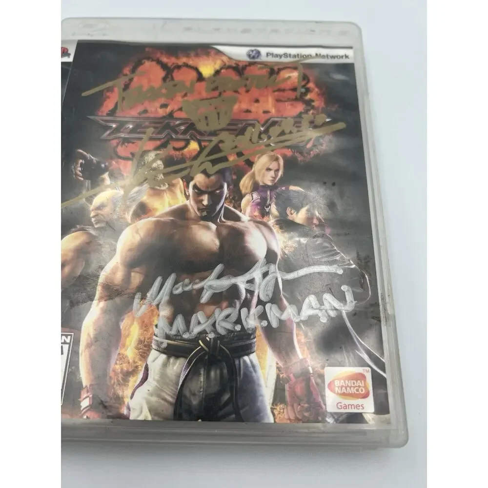 Tekken 6 PS3 SIGNED Autographed by MarkMan & Tekken Project Harada Katsuhiro